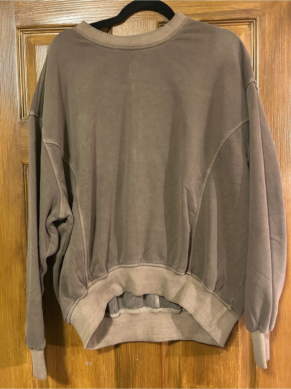NWOT - Cozy Oversized Women’s Sweatshirt - Taupe Zenana L/XL